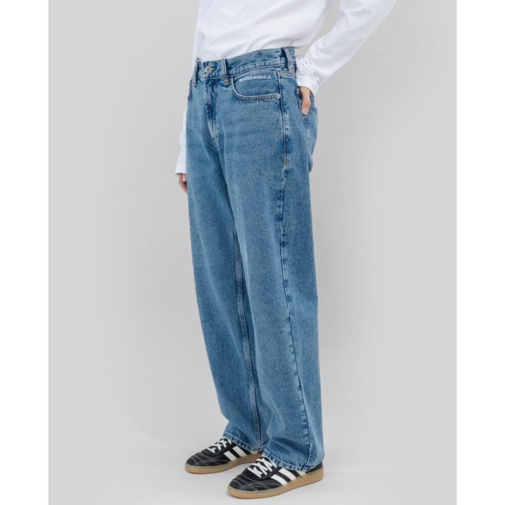 Beyond Medals Blue Loose Jeans Size L